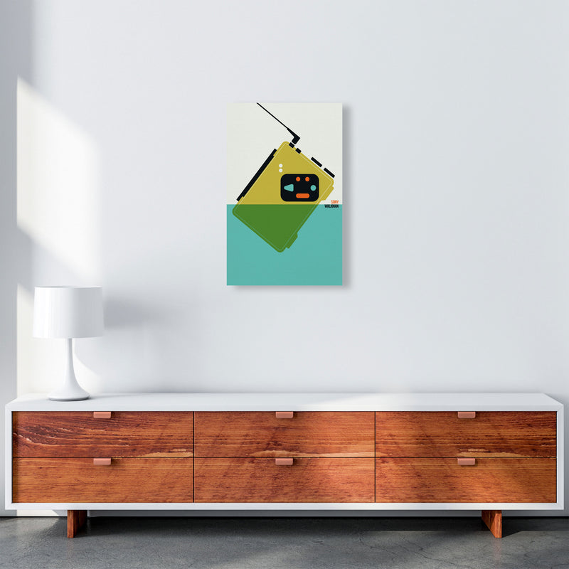 Icons Walkman Art Print by Bo Lundberg A3 Canvas