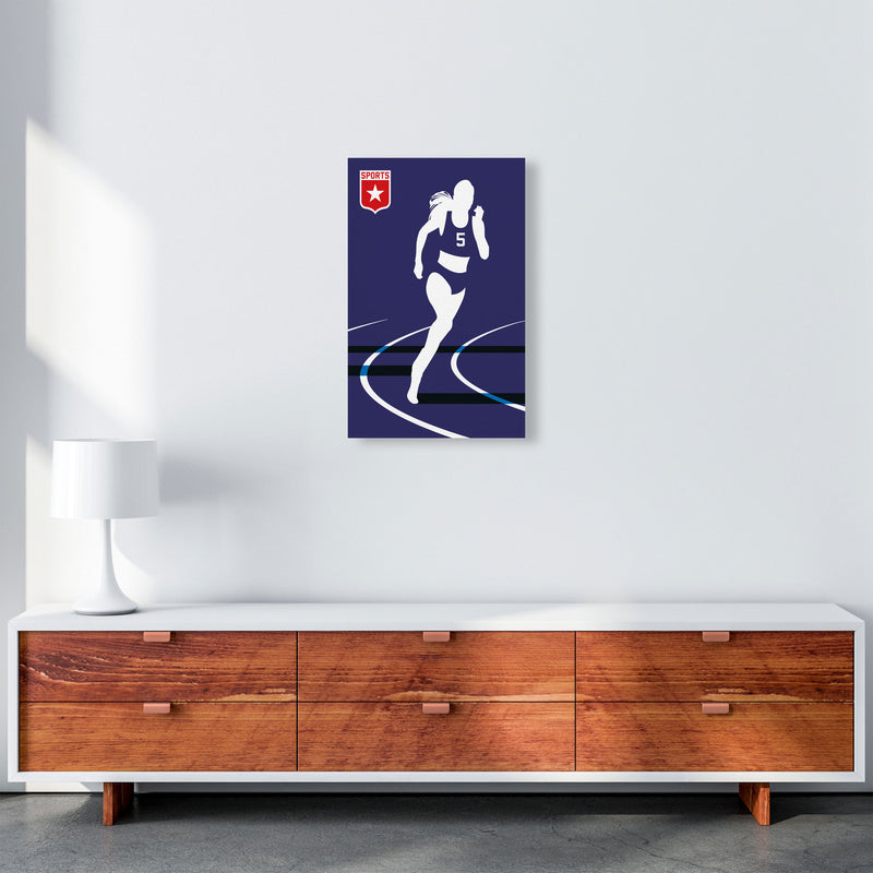Runner Art Print by Bo Lundberg A3 Canvas