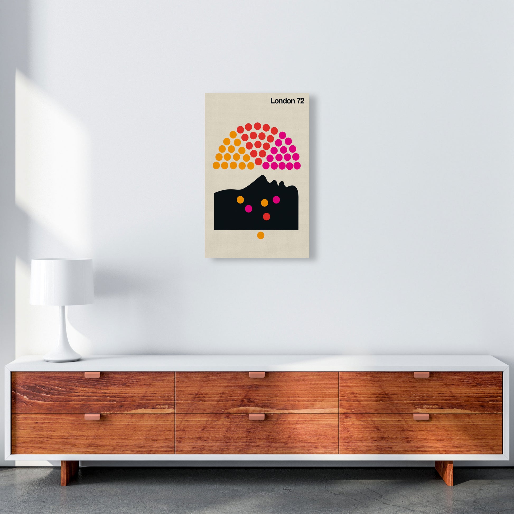 London 72 Art Print by Bo Lundberg A3 Canvas