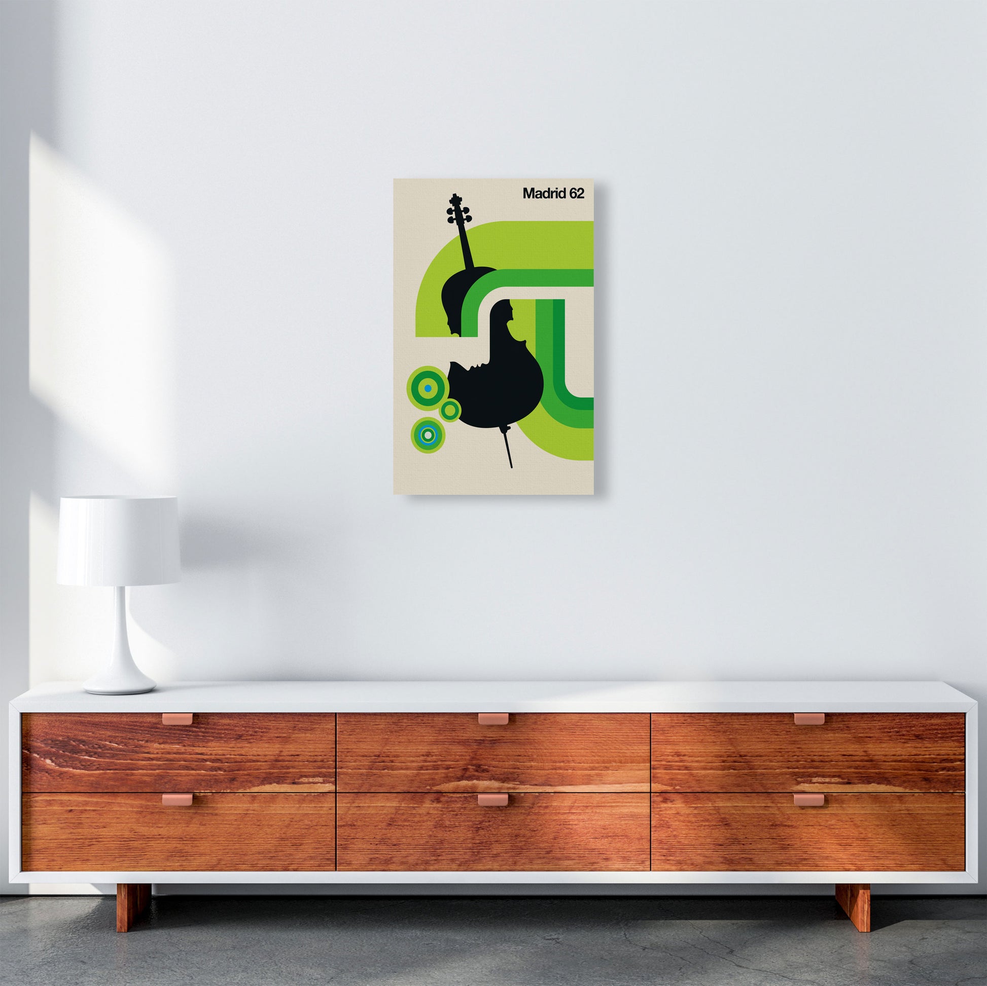 Madrid 62 Art Print by Bo Lundberg A3 Canvas