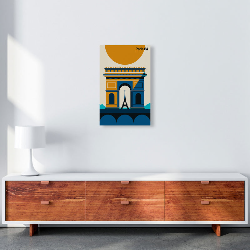 Paris 64 Art Print by Bo Lundberg A3 Canvas