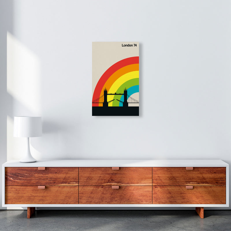 London 74 Art Print by Bo Lundberg A3 Canvas