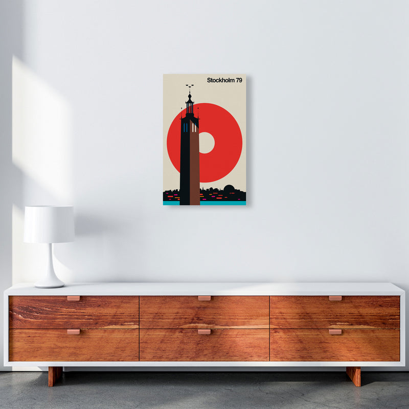 Stockholm 79 Art Print by Bo Lundberg A3 Canvas