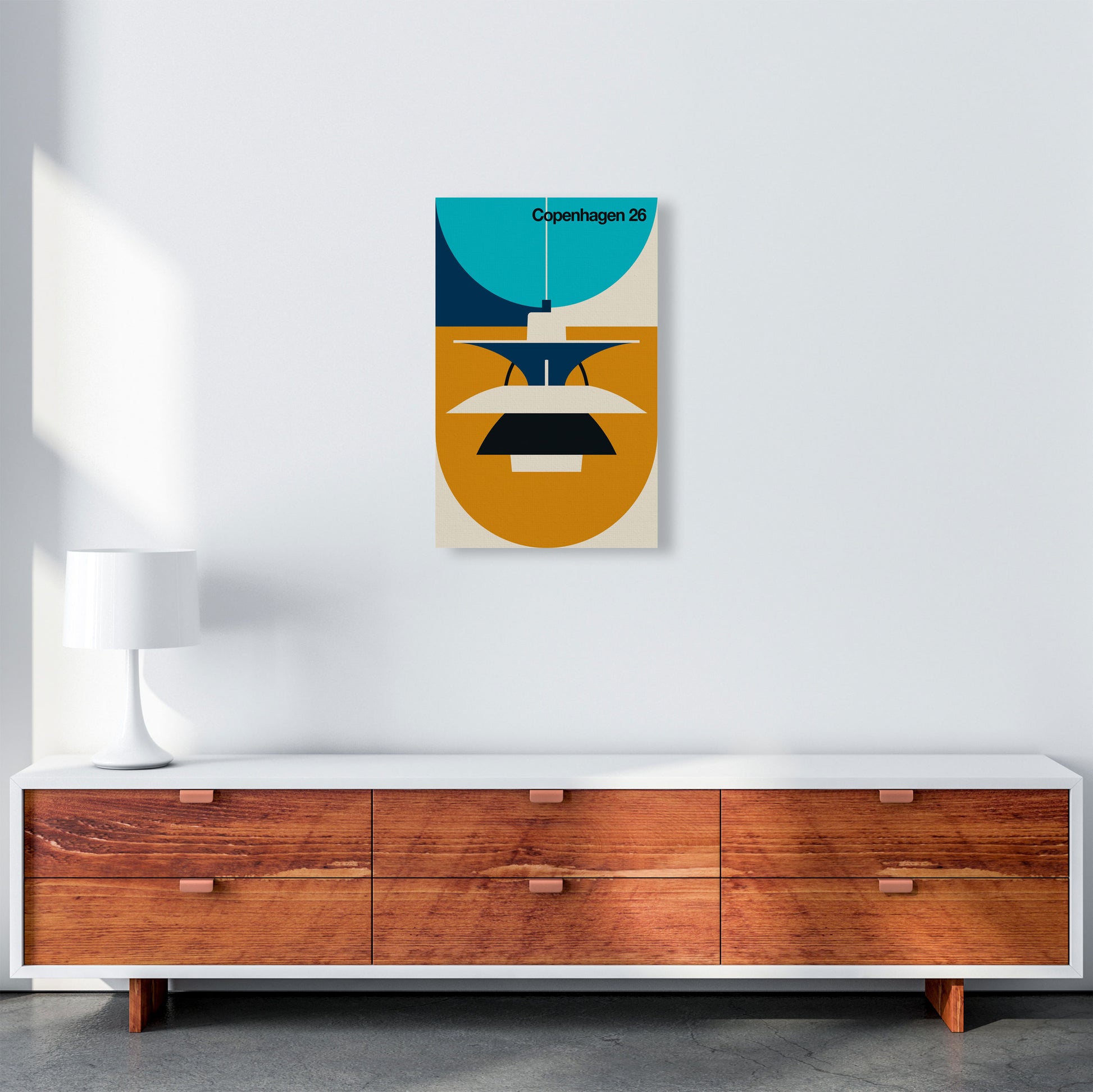 Copenhagen 26 Art Print by Bo Lundberg A3 Canvas
