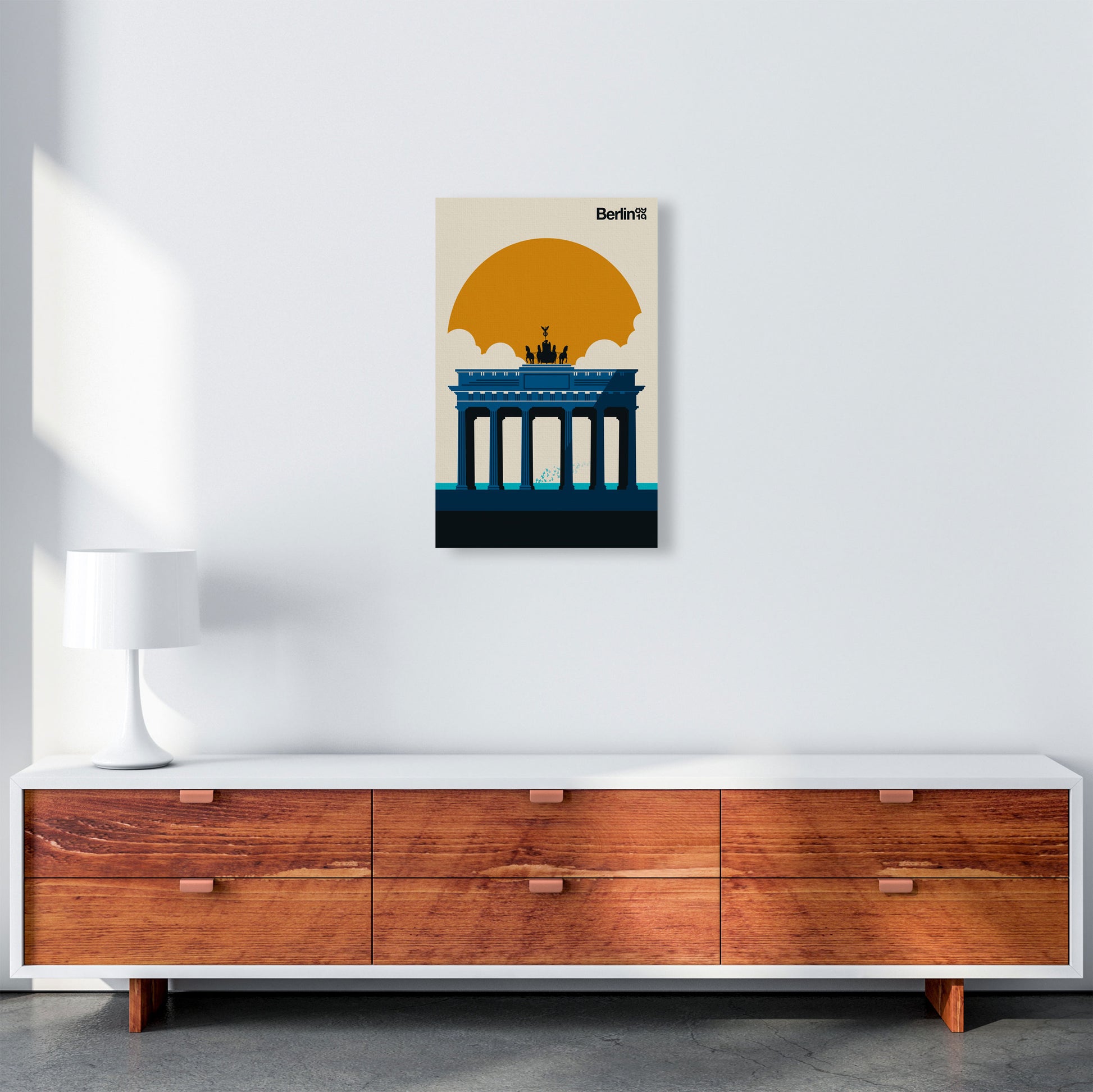 Berlin 89 19 Art Print by Bo Lundberg A3 Canvas