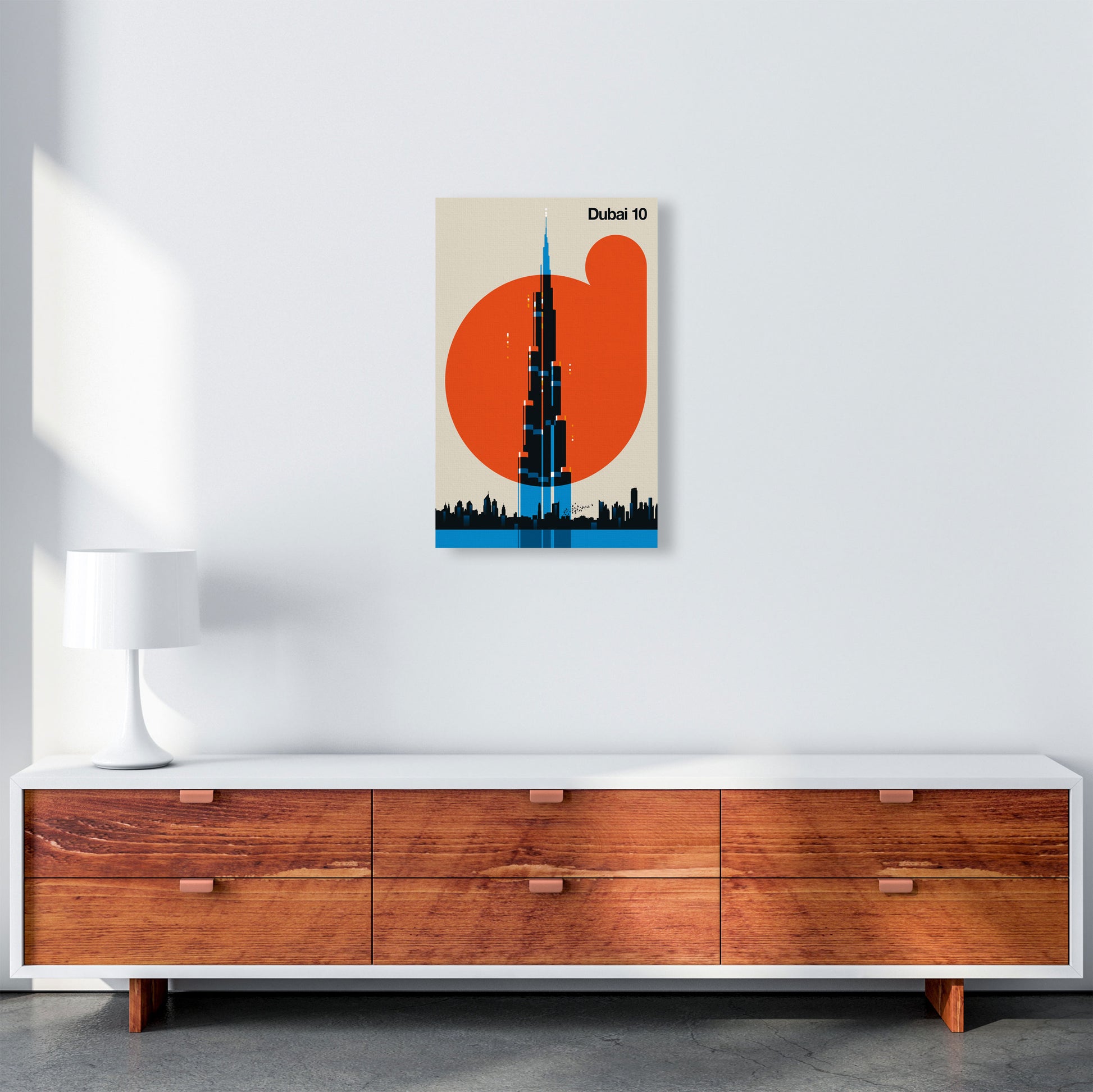 Dubai 10 Art Print by Bo Lundberg A3 Canvas
