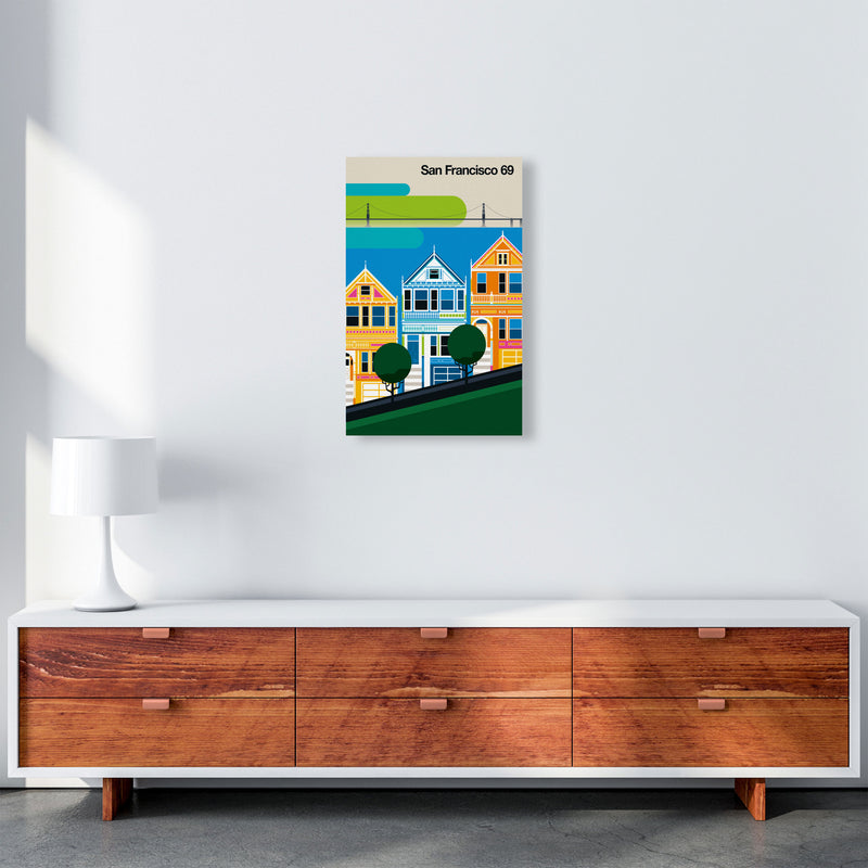 San Francisco 69 Art Print by Bo Lundberg A3 Canvas