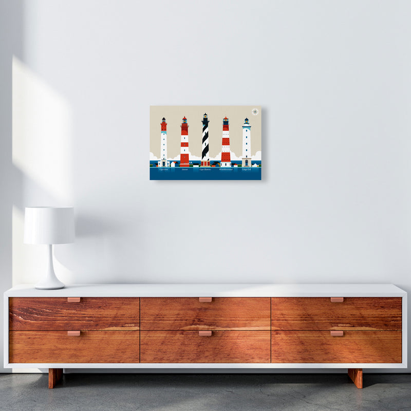 Lighthouse Island 150 Art Print by Bo Lundberg A3 Canvas