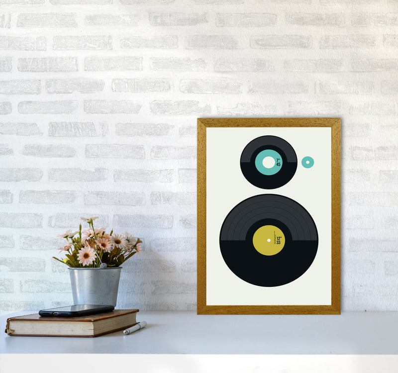Icons LP vs EP Rev Art Print by Bo Lundberg A3 Print Only