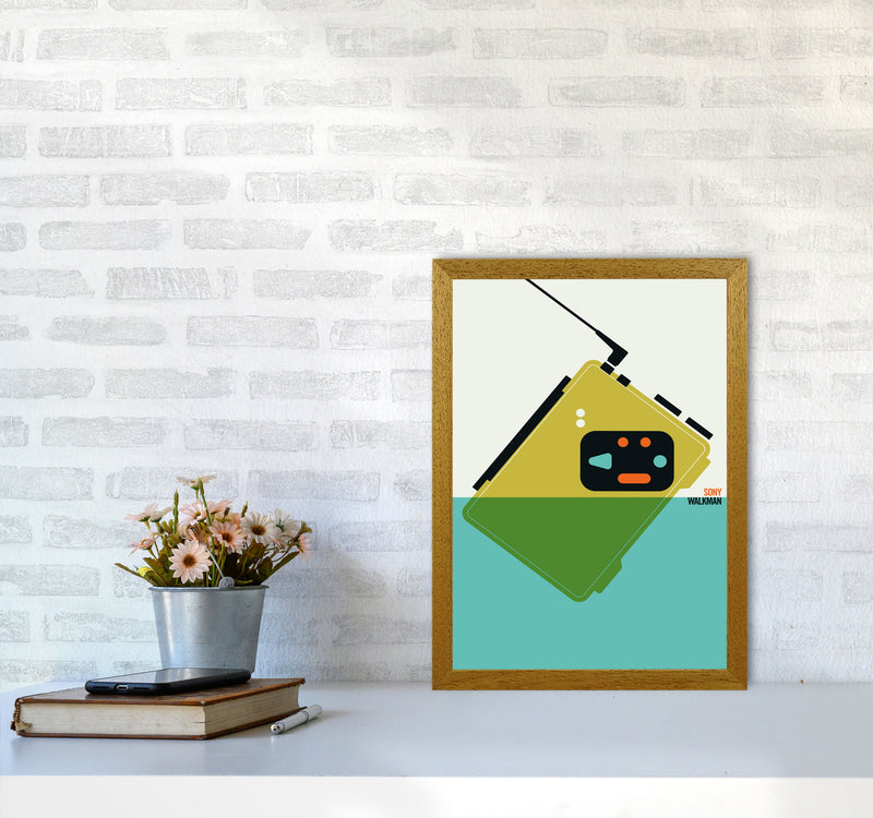 Icons Walkman Art Print by Bo Lundberg A3 Print Only