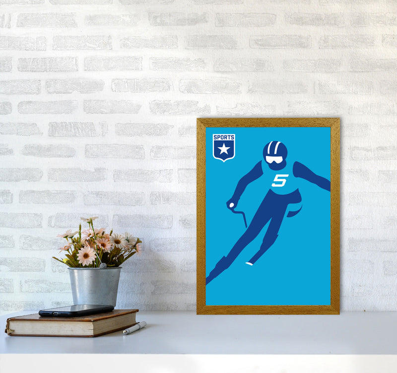 Slalom Art Print by Bo Lundberg A3 Print Only