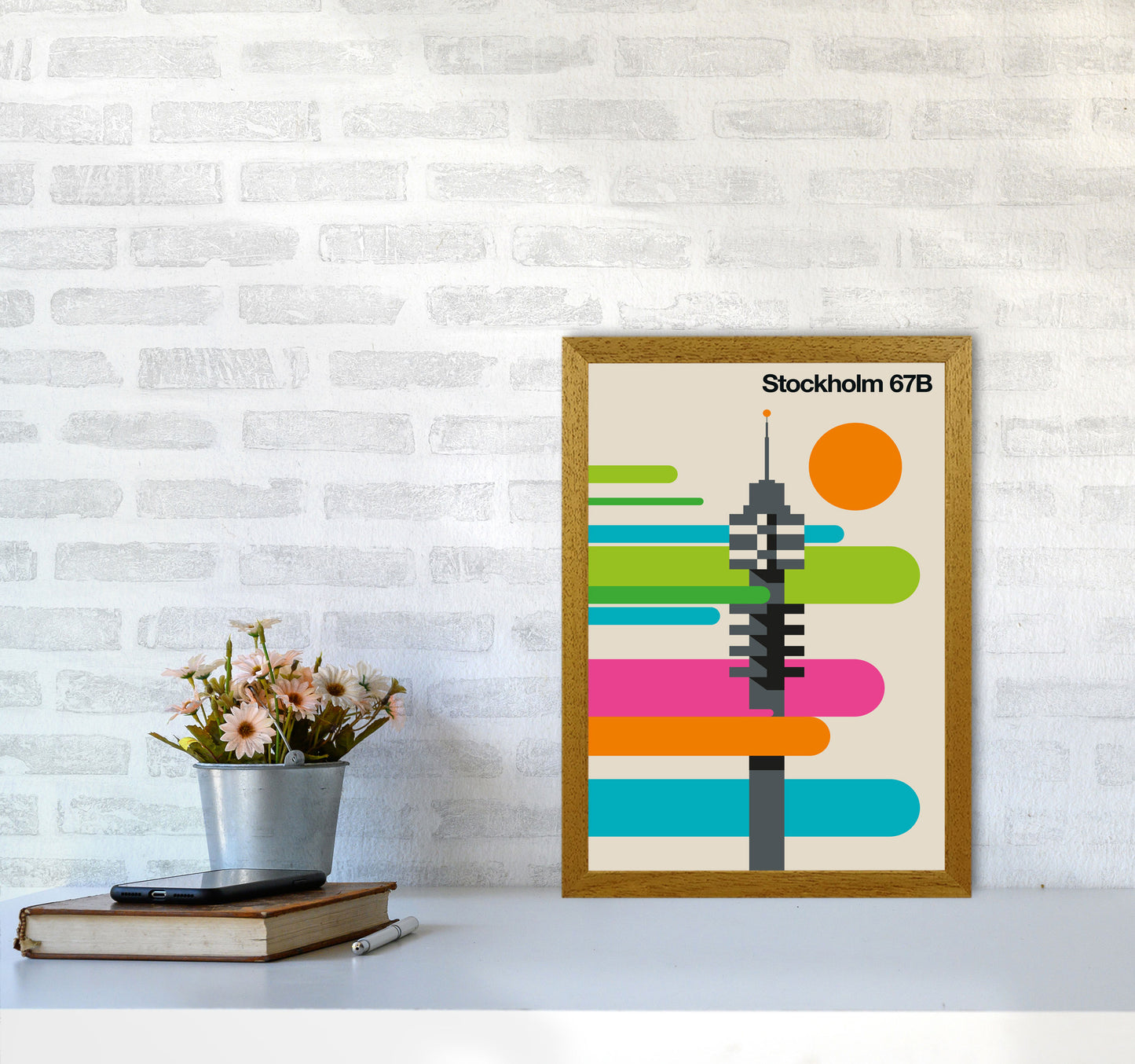 Stockholm 67B Art Print by Bo Lundberg A3 Print Only