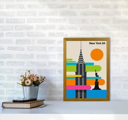 New York 64 Art Print by Bo Lundberg A3 Print Only