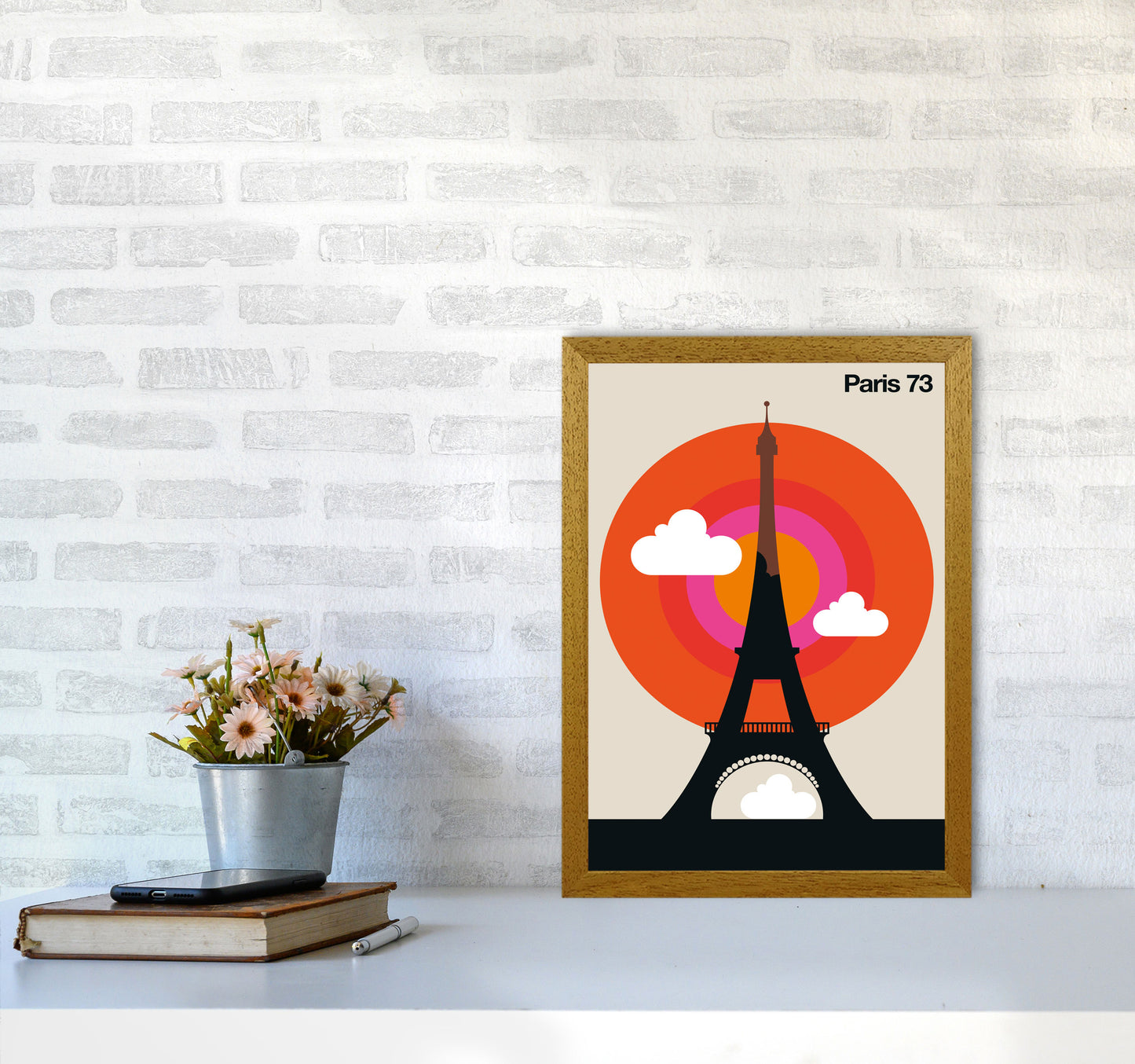 Paris 73 Art Print by Bo Lundberg A3 Print Only