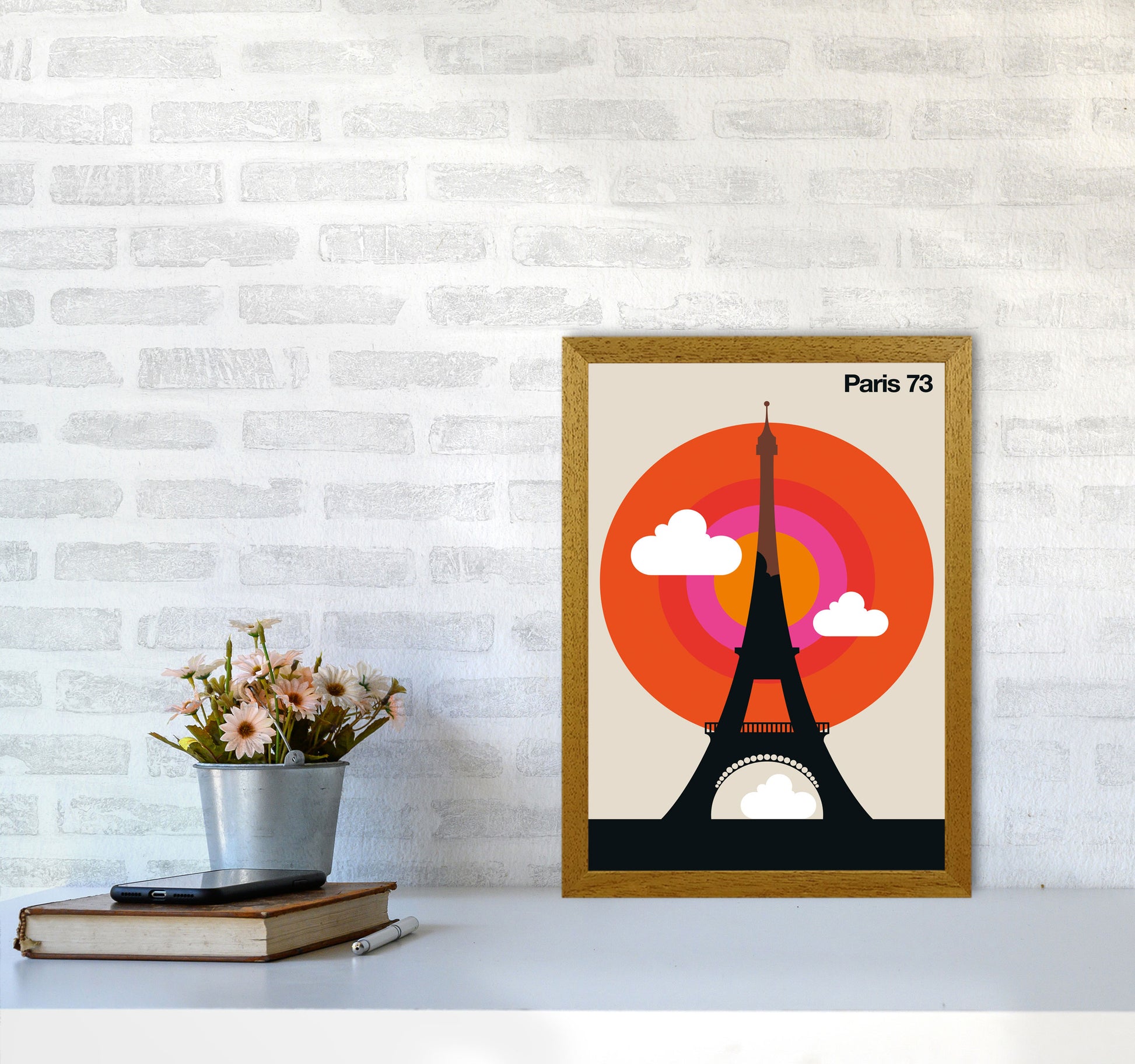Paris 73 Art Print by Bo Lundberg A3 Print Only