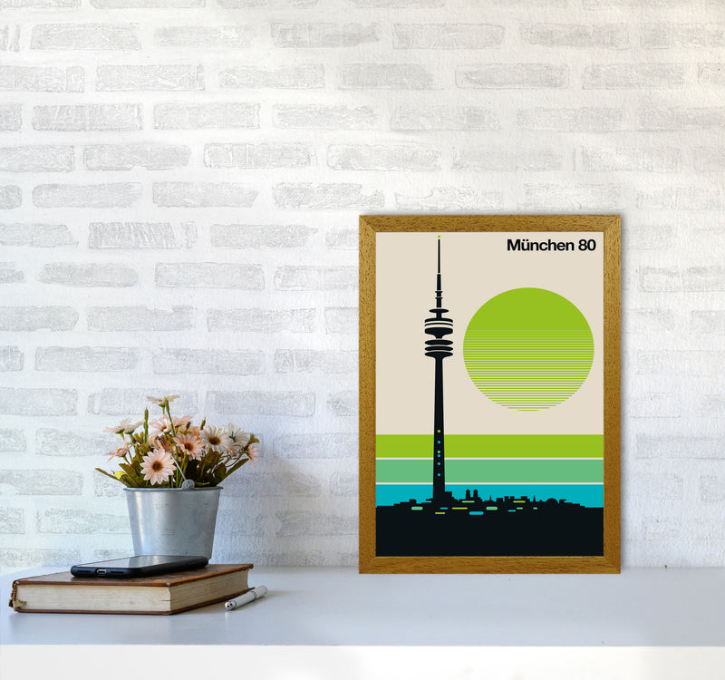 München 80 Art Print by Bo Lundberg A3 Print Only