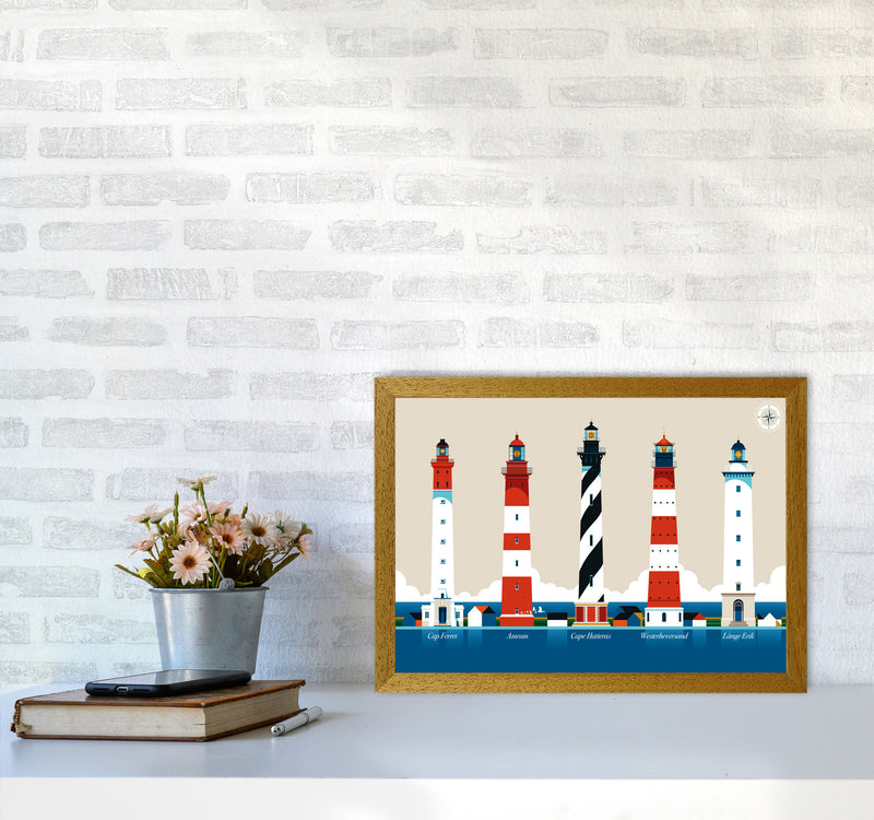 Lighthouse Island 150 Art Print by Bo Lundberg A3 Print Only