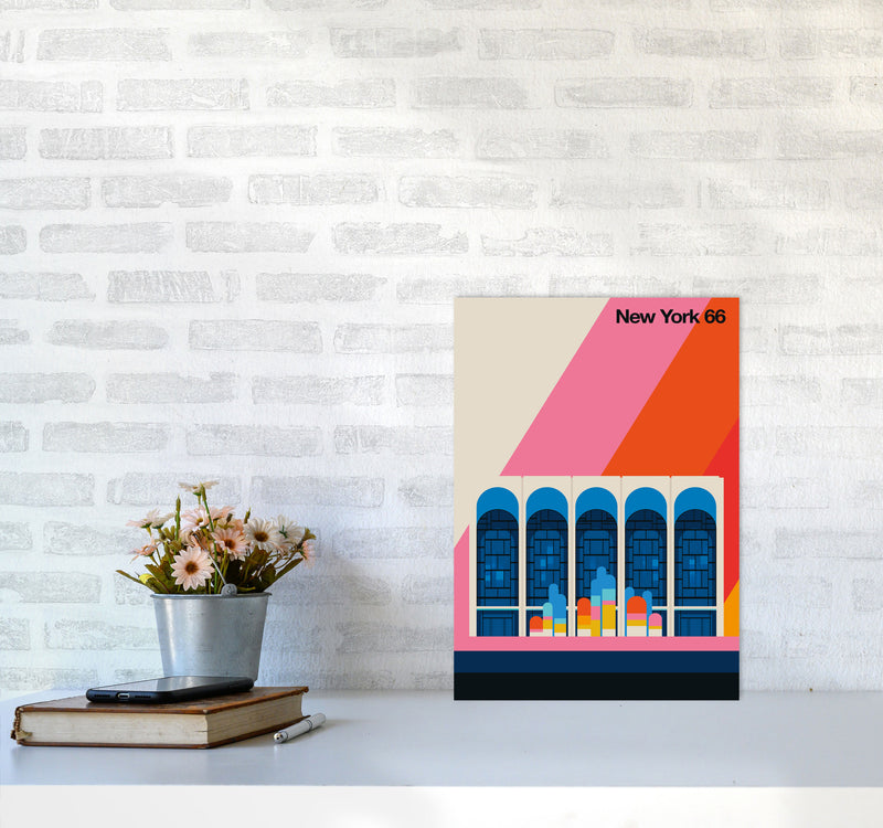 New York 66 Art Print by Bo Lundberg A3 Black Frame