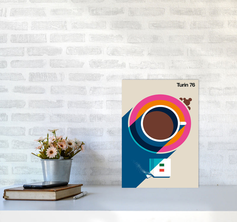 Turin 76 Art Print by Bo Lundberg A3 Black Frame