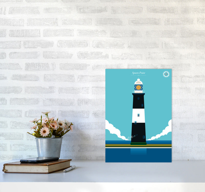 Spurn Point Art Print by Bo Lundberg A3 Black Frame
