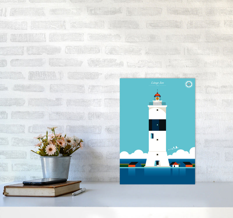 Långe Jan Art Print by Bo Lundberg A3 Black Frame