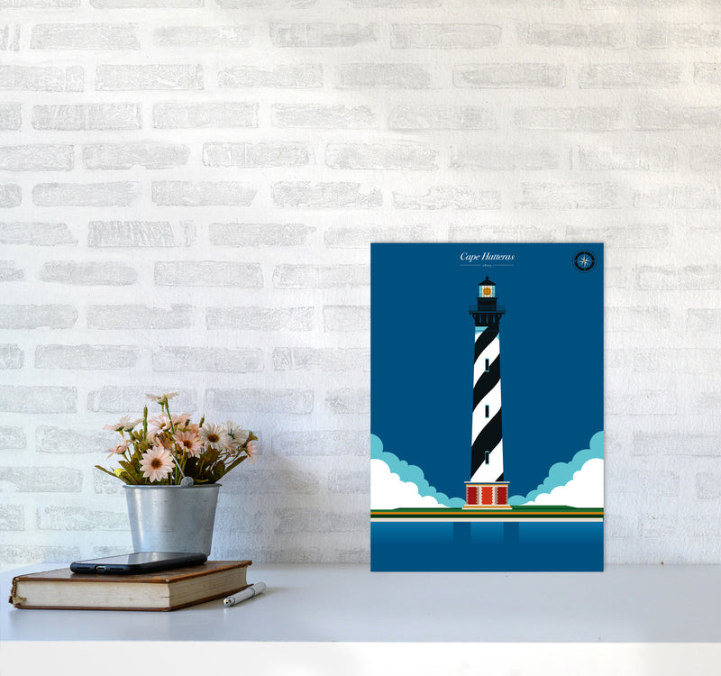 Cape Hatteras Art Print by Bo Lundberg A3 Black Frame