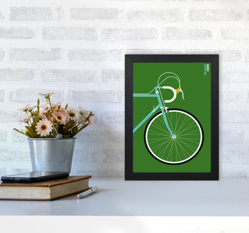 Icons Bianchi Front Art Print by Bo Lundberg A4 White Frame