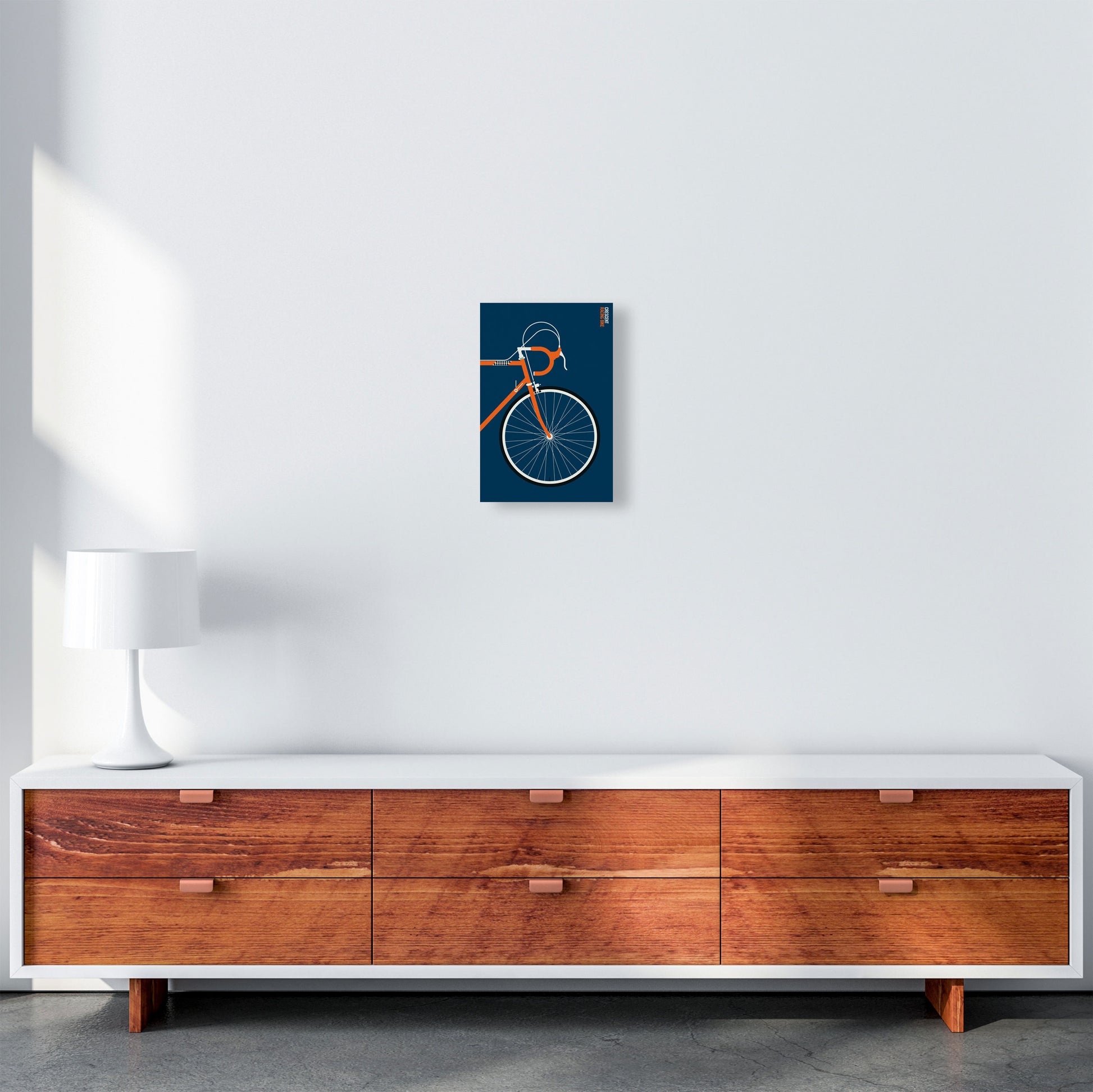 Icons Crescent Front Art Print by Bo Lundberg A4 Canvas