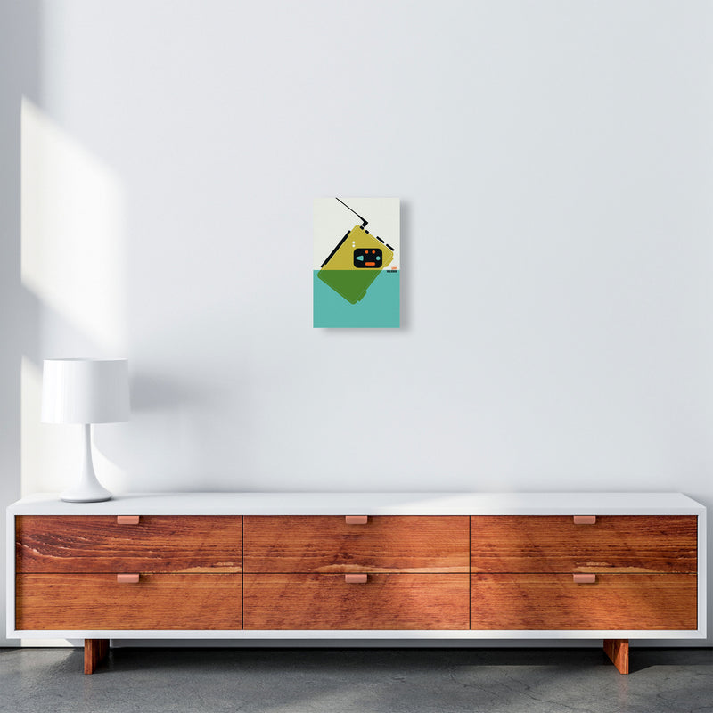 Icons Walkman Art Print by Bo Lundberg A4 Canvas