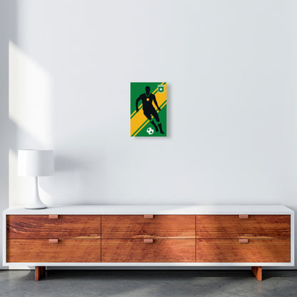 Football Art Print by Bo Lundberg A4 Canvas