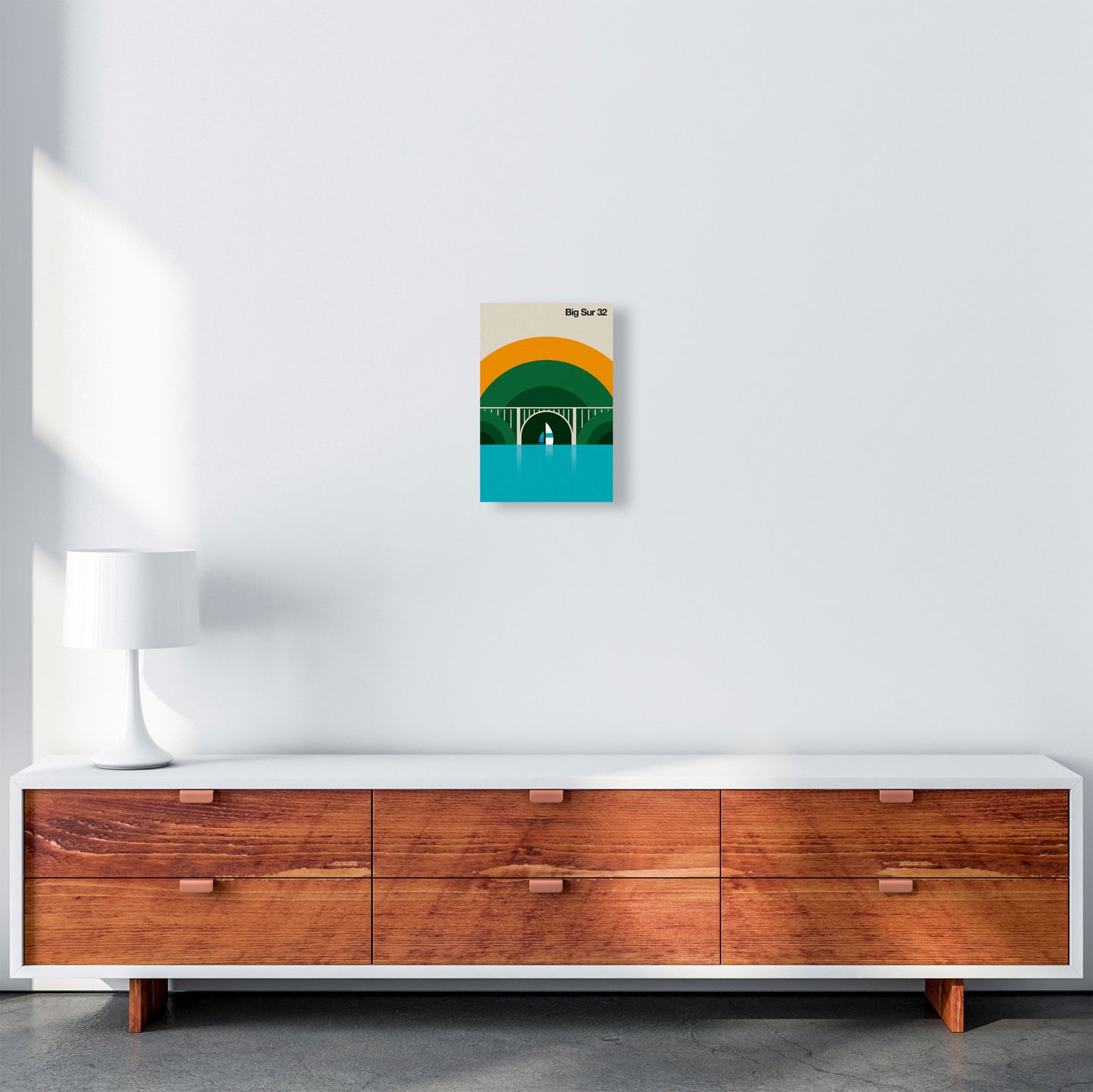 Big Sur 32 Art Print by Bo Lundberg A4 Canvas