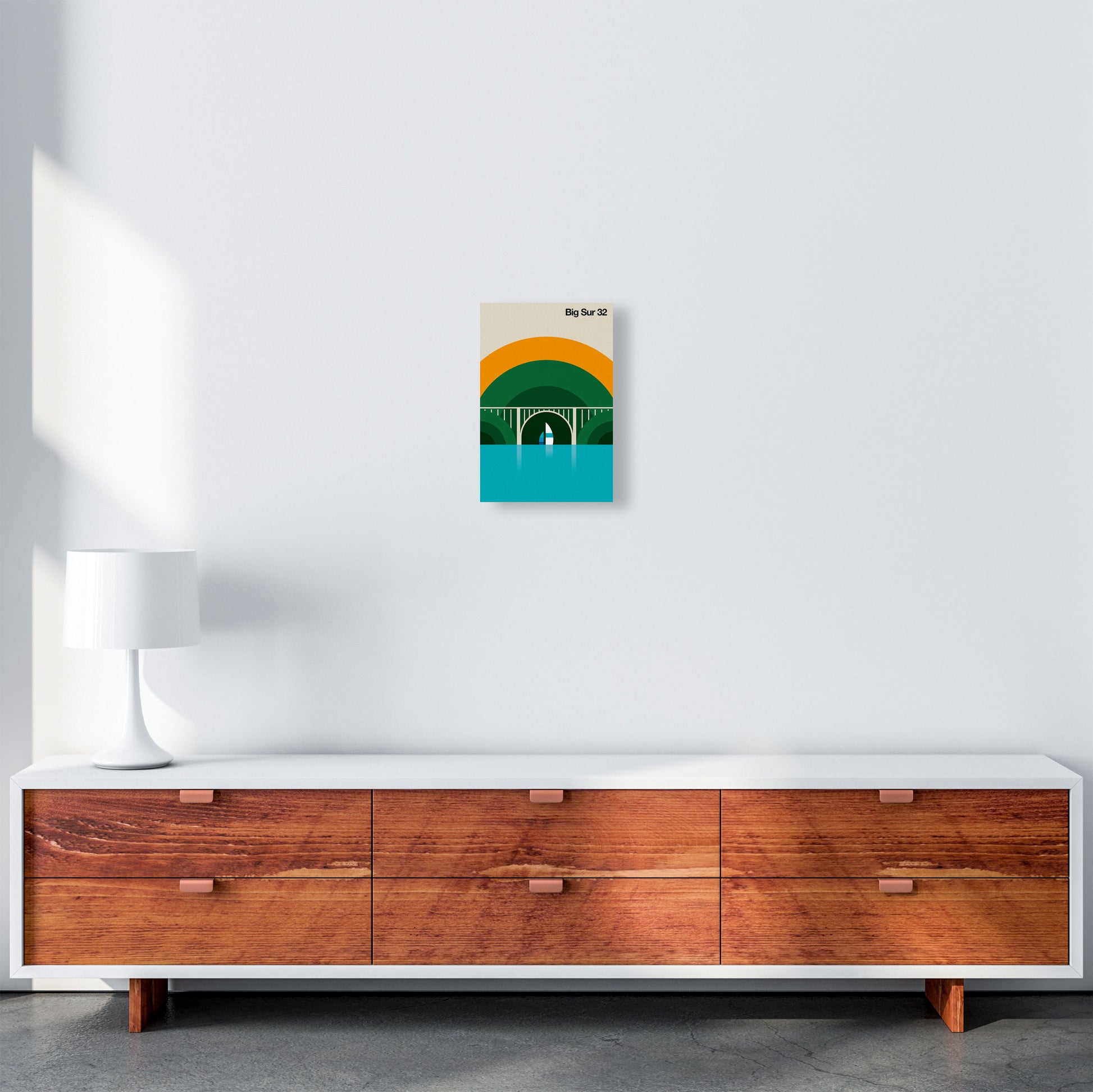 Big Sur 32 Art Print by Bo Lundberg A4 Canvas