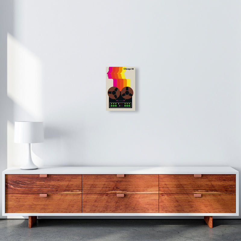 Chicago 68 Art Print by Bo Lundberg A4 Canvas
