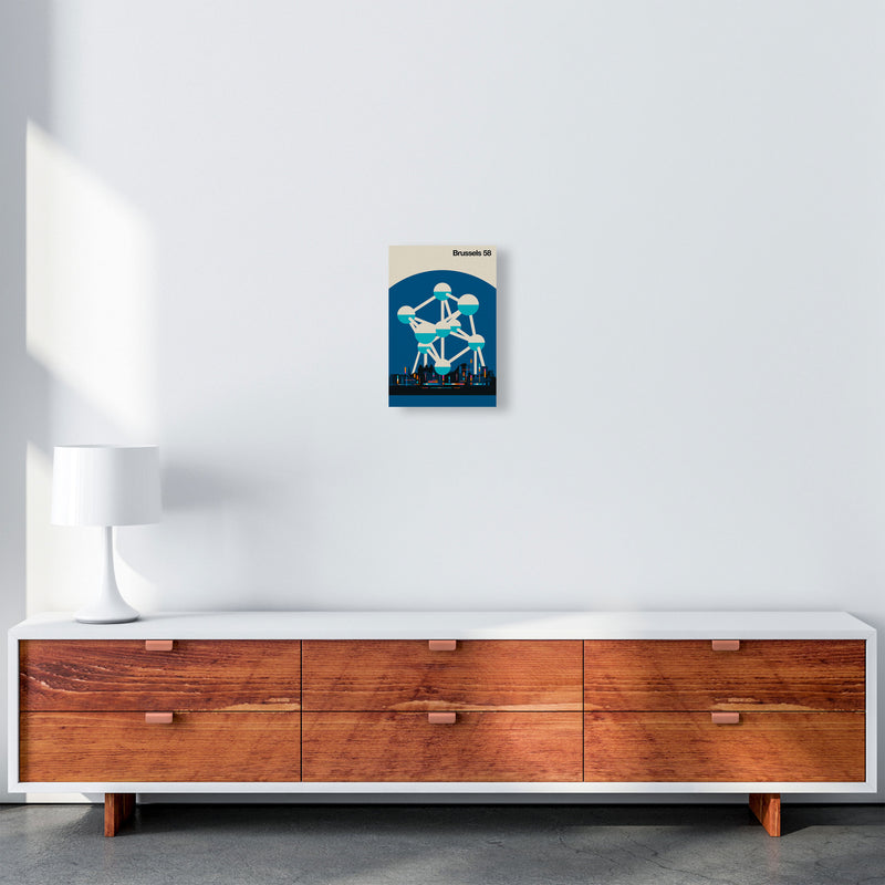 Brussels 58 Art Print by Bo Lundberg A4 Canvas