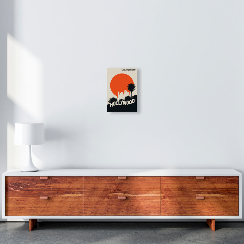 Los Angeles 89 Art Print by Bo Lundberg A4 Canvas