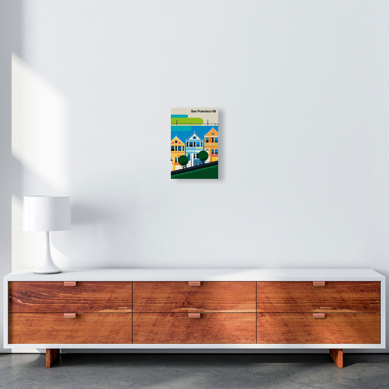 San Francisco 69 Art Print by Bo Lundberg A4 Canvas