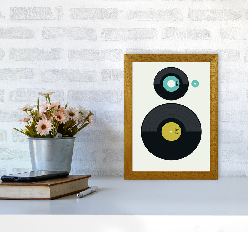 Icons LP vs EP Rev Art Print by Bo Lundberg A4 Print Only