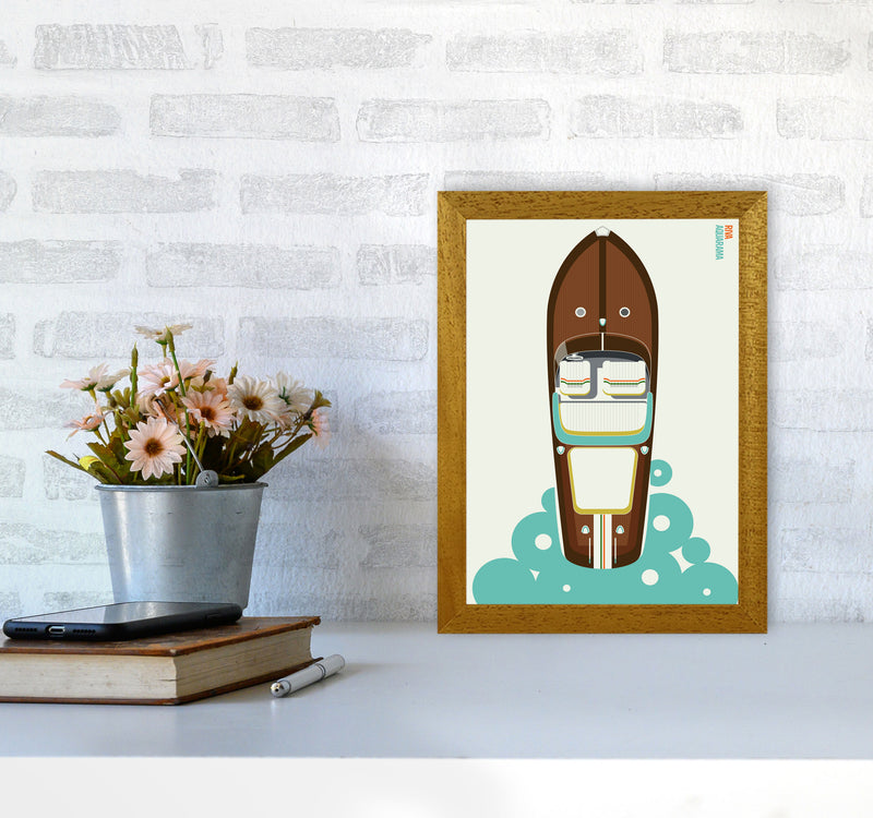 Icons Riva Art Print by Bo Lundberg A4 Print Only