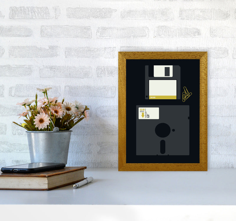 Icons Floppy 2 Art Print by Bo Lundberg A4 Print Only