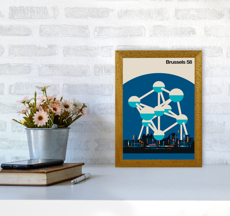 Brussels 58 Art Print by Bo Lundberg A4 Print Only