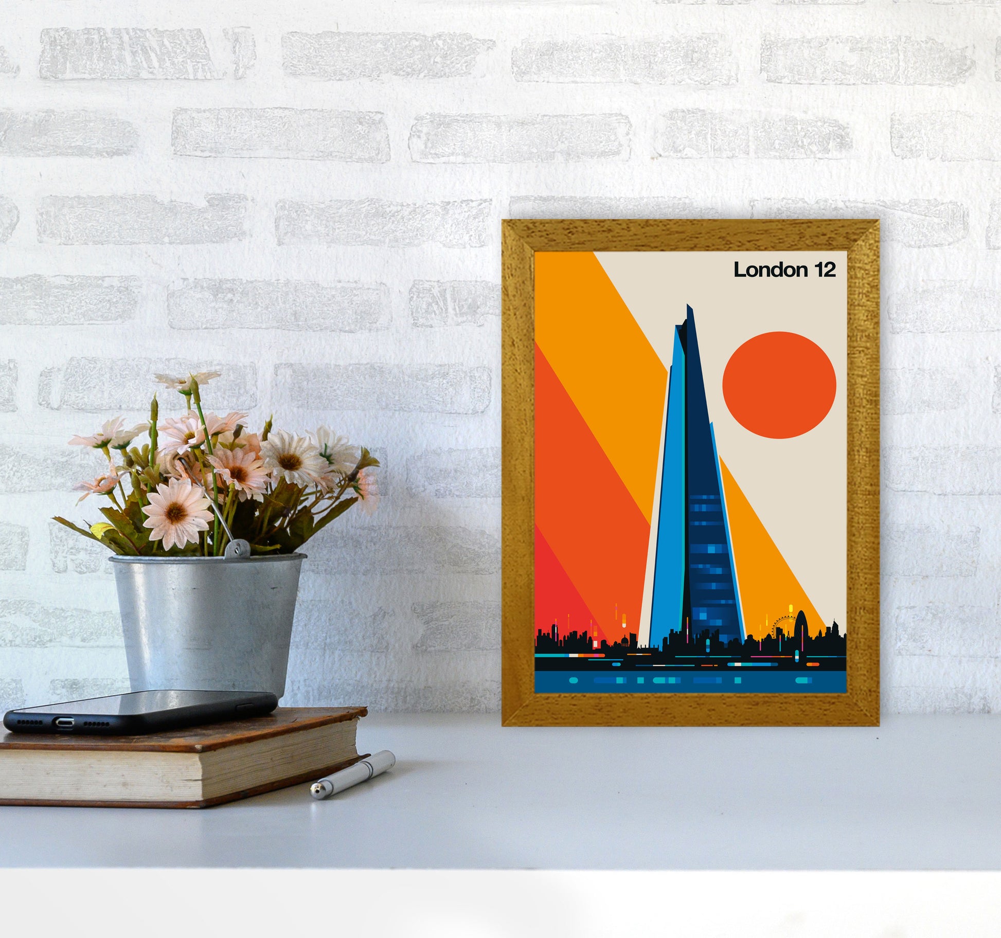 London 12 Art Print by Bo Lundberg A4 Print Only