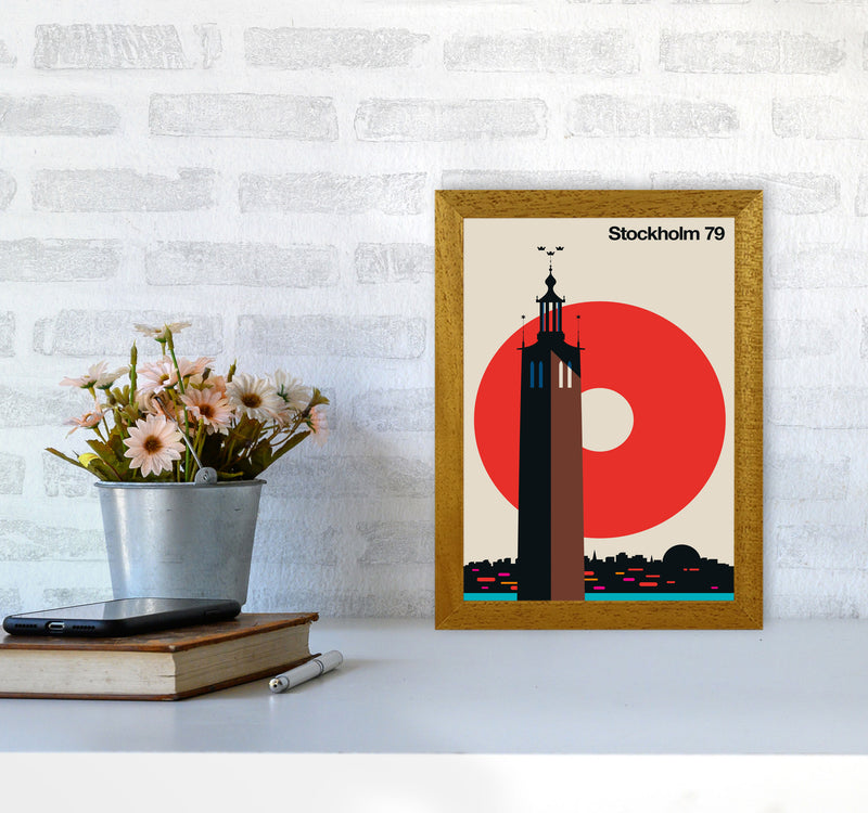 Stockholm 79 Art Print by Bo Lundberg A4 Print Only