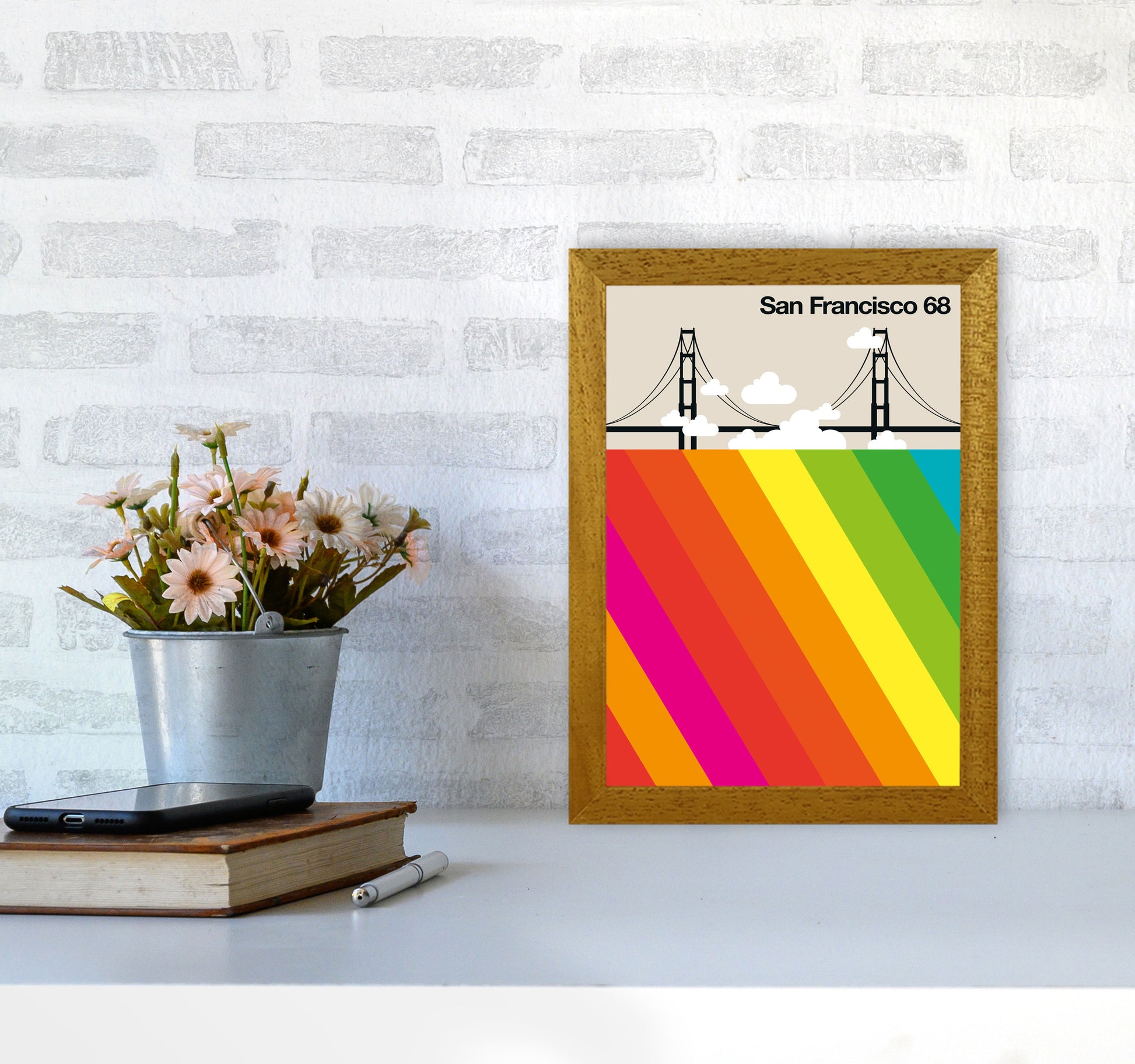 San Francisco 68 Art Print by Bo Lundberg A4 Print Only