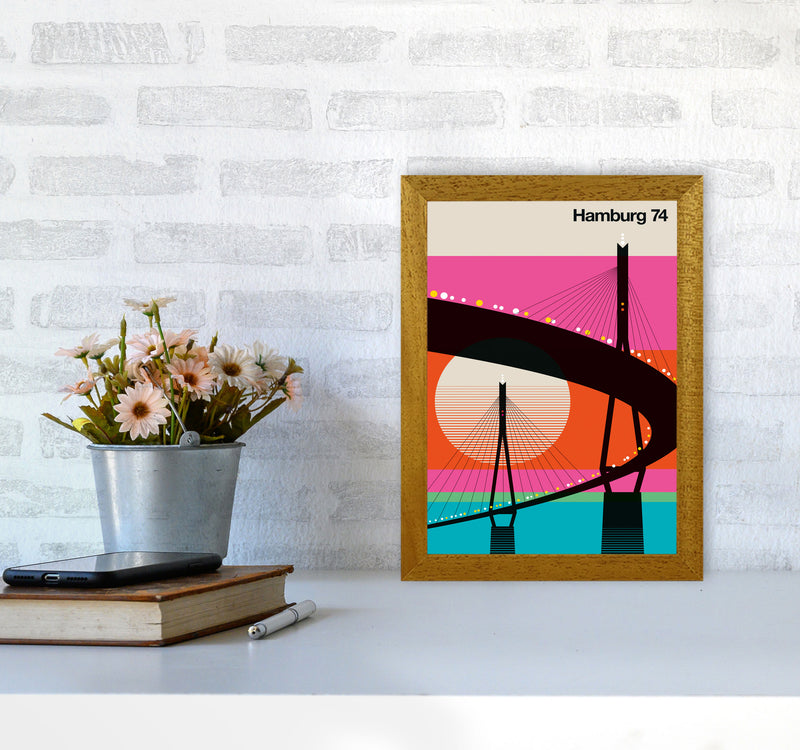Hamburg 74 Art Print by Bo Lundberg A4 Print Only