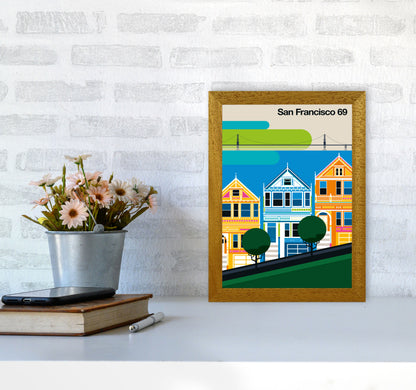 San Francisco 69 Art Print by Bo Lundberg A4 Print Only