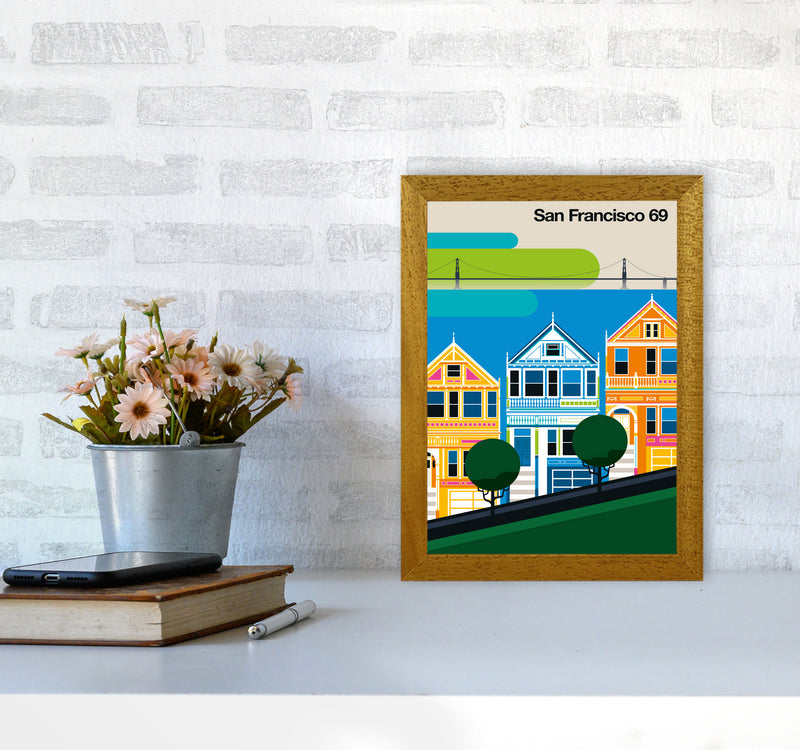 San Francisco 69 Art Print by Bo Lundberg A4 Print Only