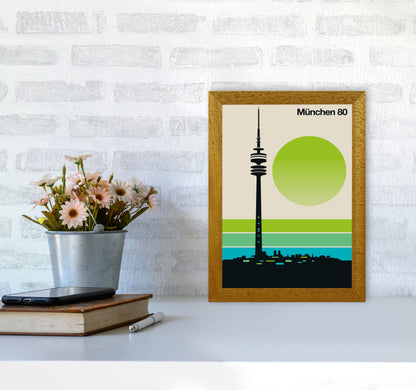 München 80 Art Print by Bo Lundberg A4 Print Only