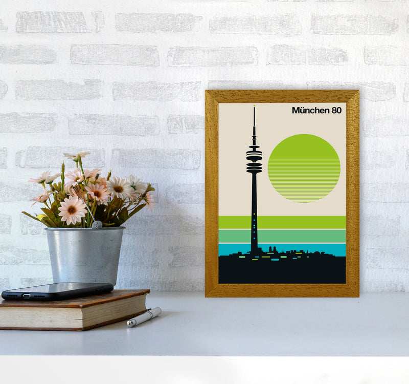 München 80 Art Print by Bo Lundberg A4 Print Only