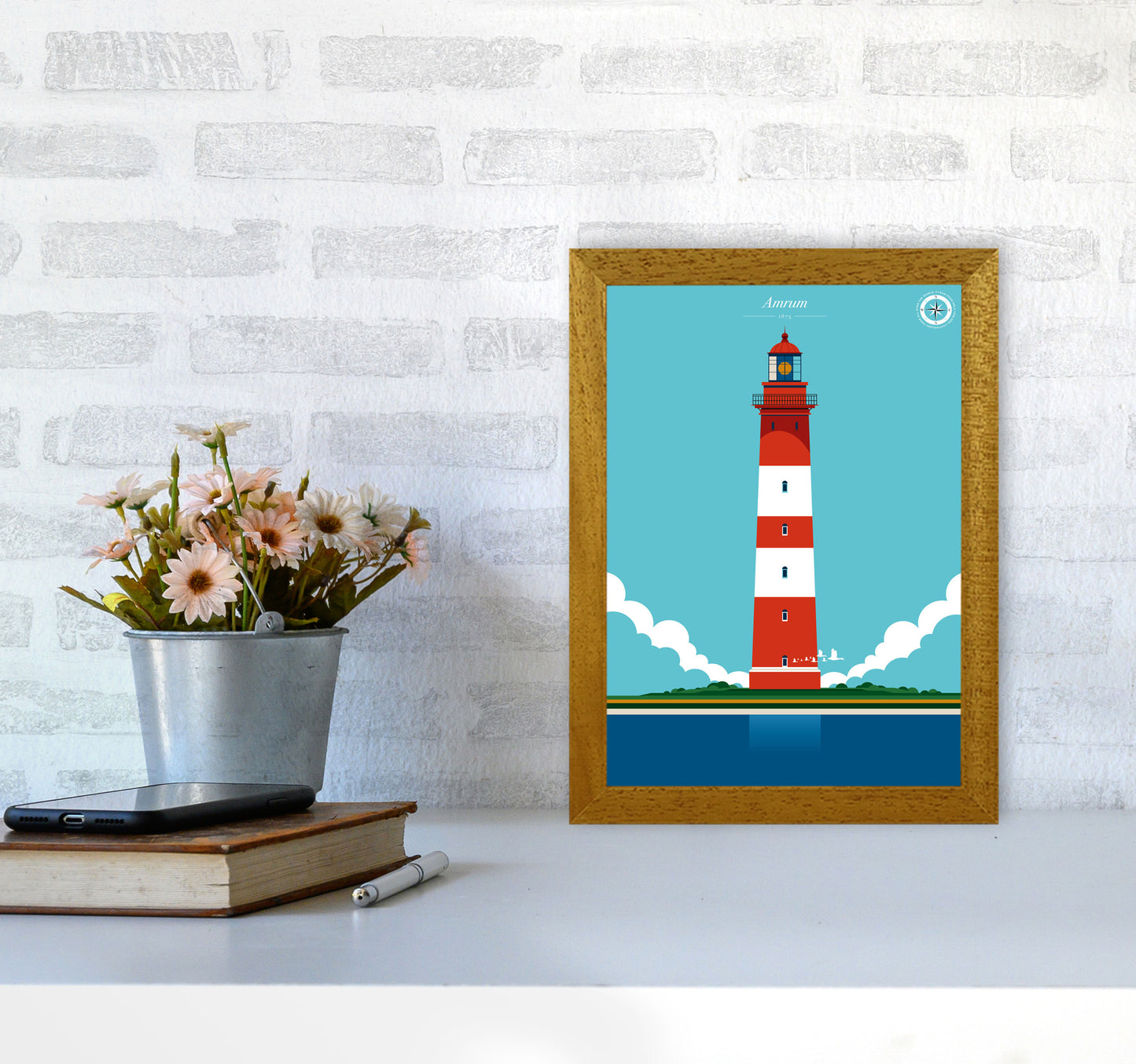 Amrum Art Print by Bo Lundberg A4 Print Only