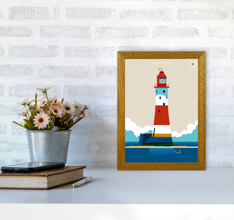 Beachy Head Art Print by Bo Lundberg A4 Print Only